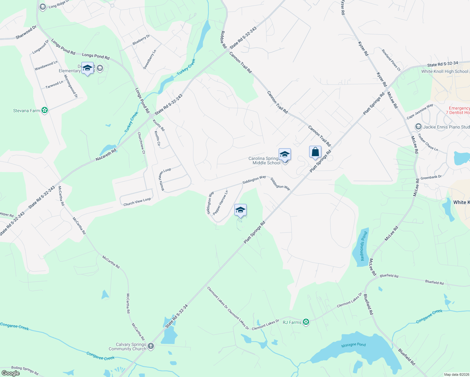 map of restaurants, bars, coffee shops, grocery stores, and more near 211 Siddington Way in Lexington