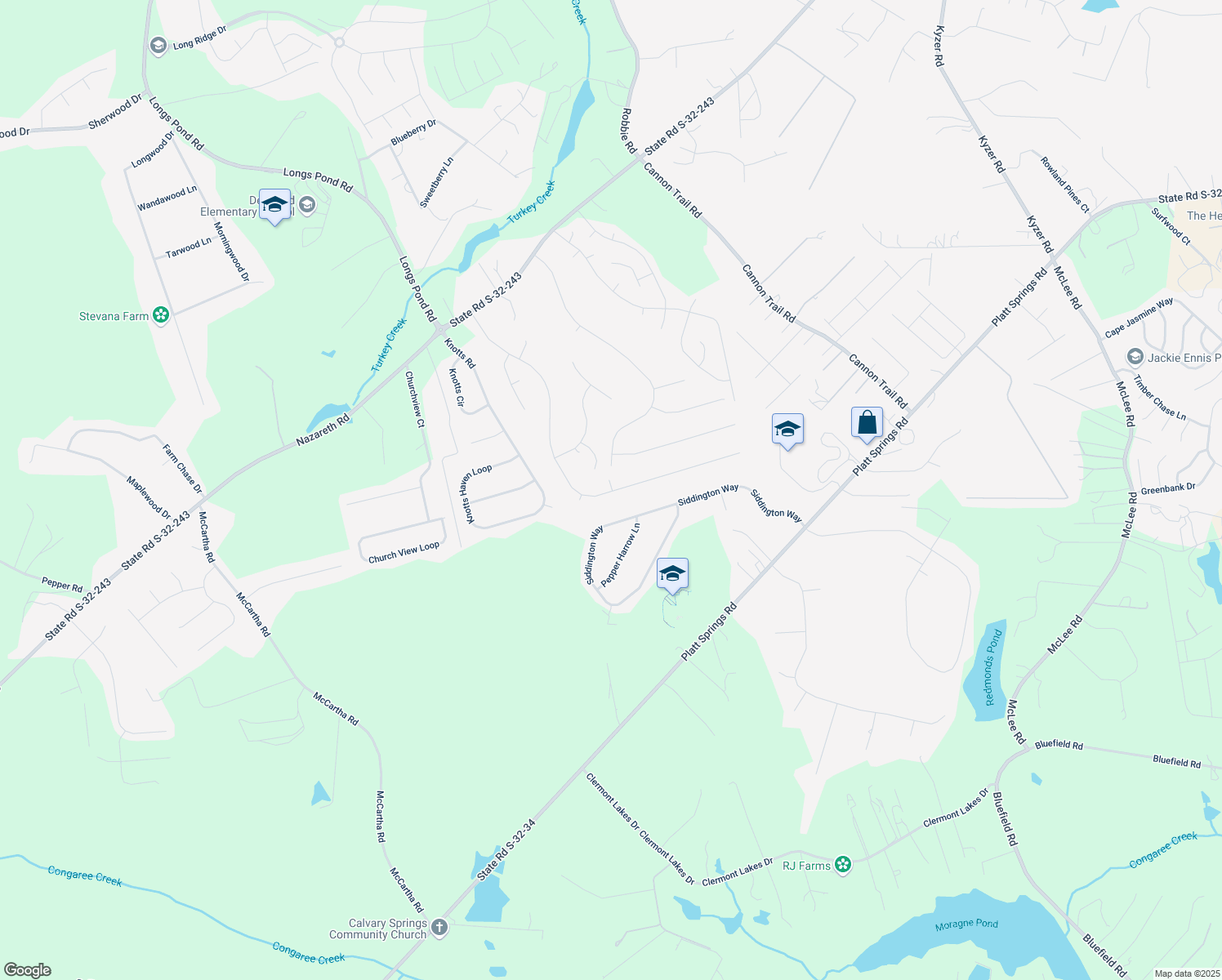 map of restaurants, bars, coffee shops, grocery stores, and more near 345 Ridgehill Drive in Lexington