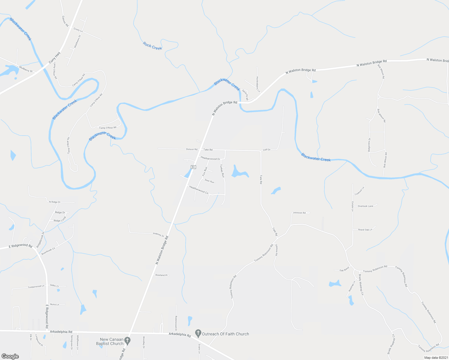 map of restaurants, bars, coffee shops, grocery stores, and more near Turkey Run in Jasper