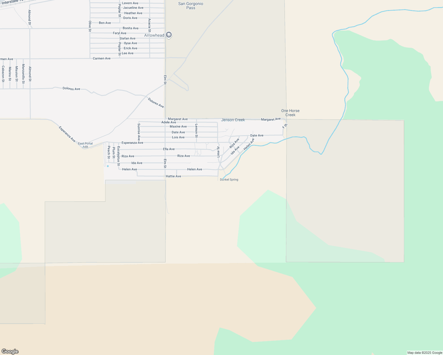 map of restaurants, bars, coffee shops, grocery stores, and more near in Cabazon
