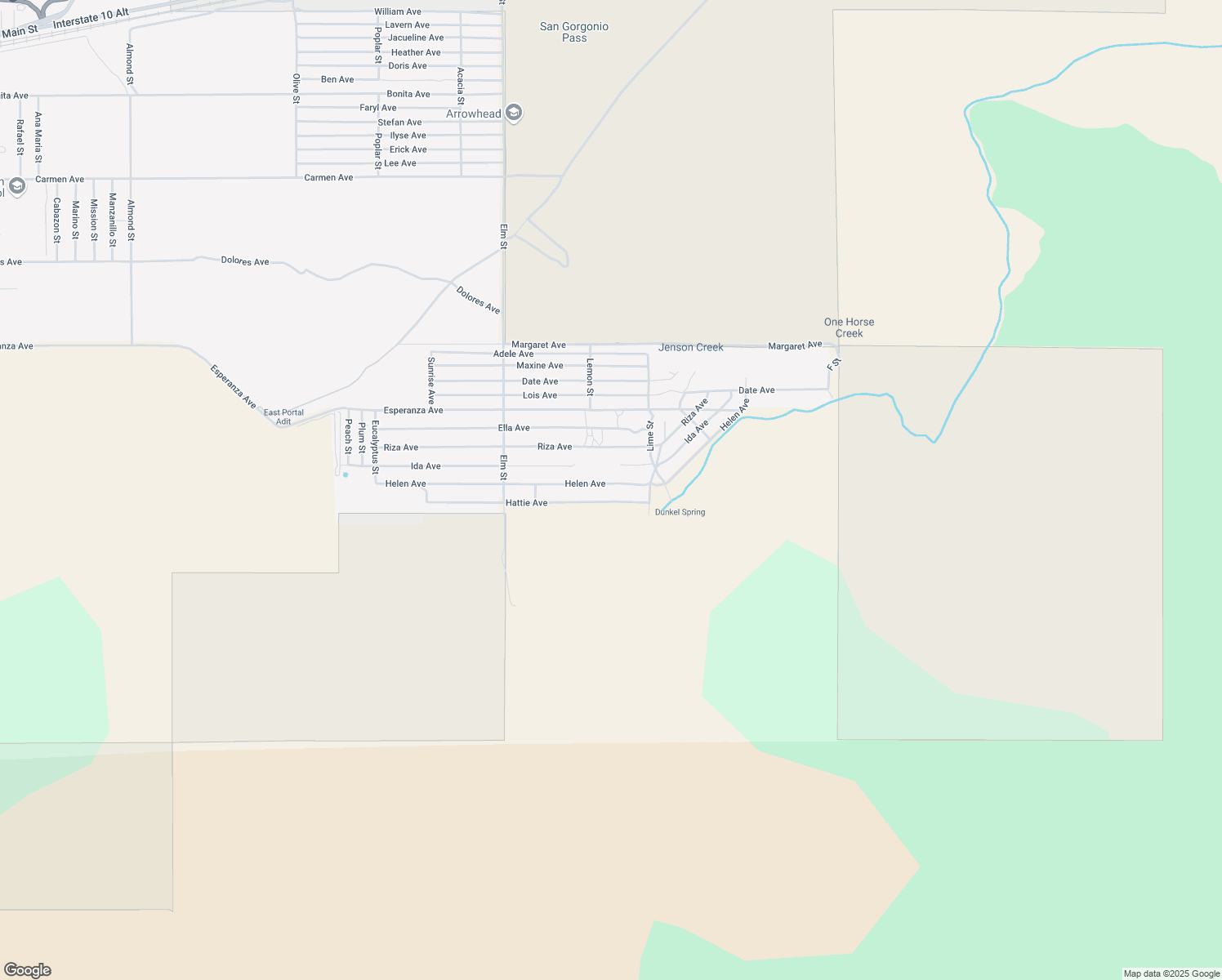 map of restaurants, bars, coffee shops, grocery stores, and more near in Cabazon