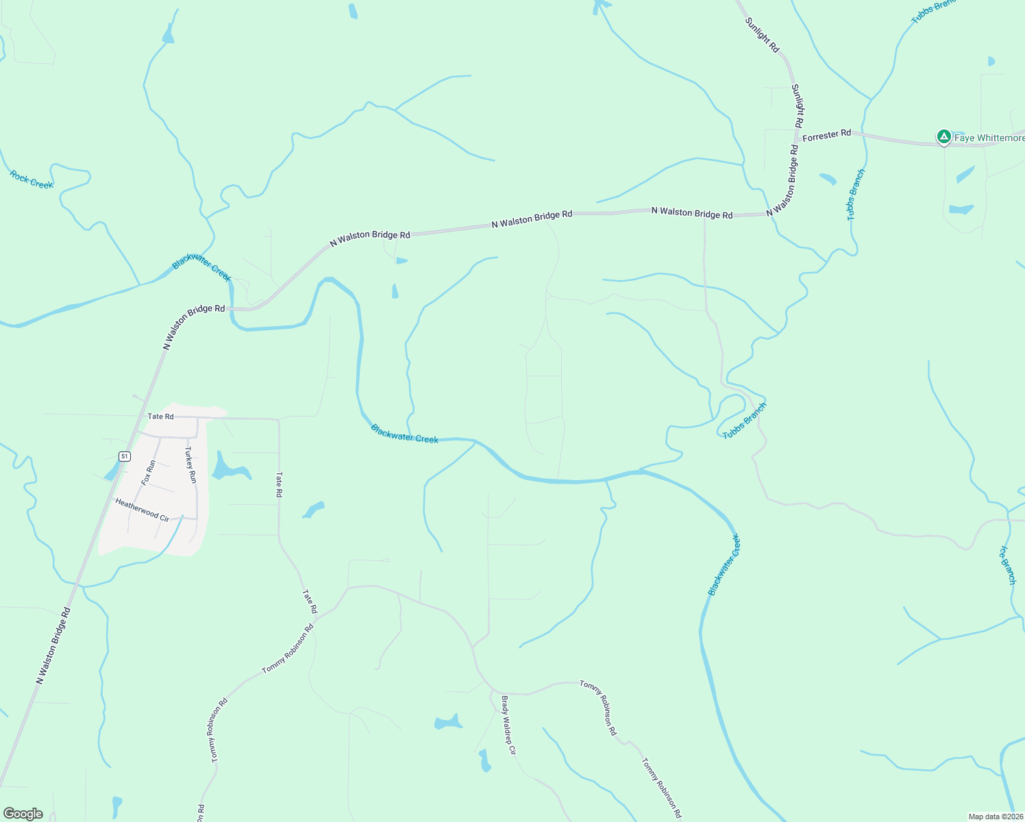 map of restaurants, bars, coffee shops, grocery stores, and more near 392 Ridgeview Drive in Jasper