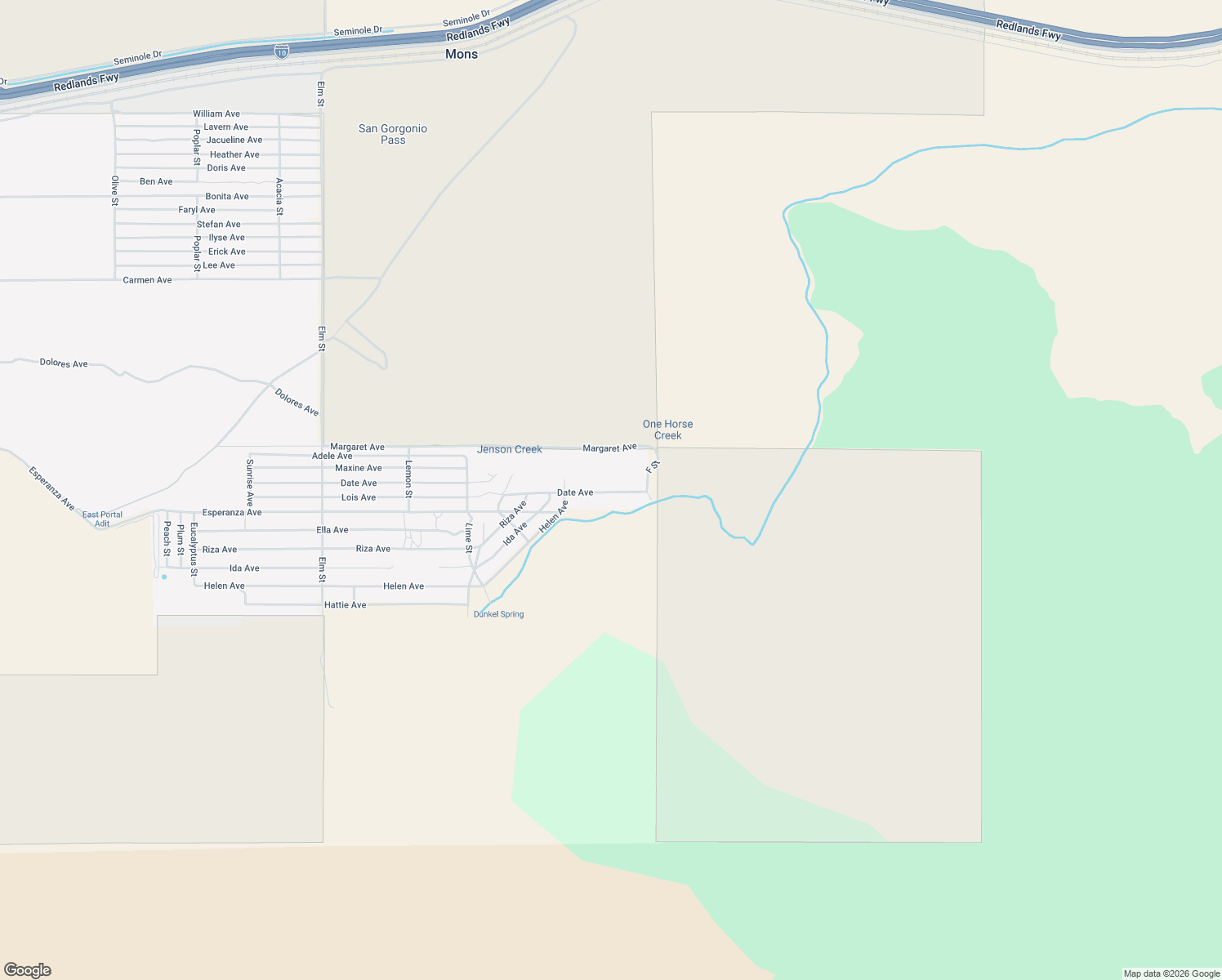 map of restaurants, bars, coffee shops, grocery stores, and more near in Cabazon