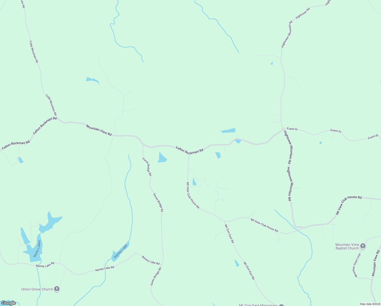 map of restaurants, bars, coffee shops, grocery stores, and more near 1550 Felton Rockmart Road in Buchanan
