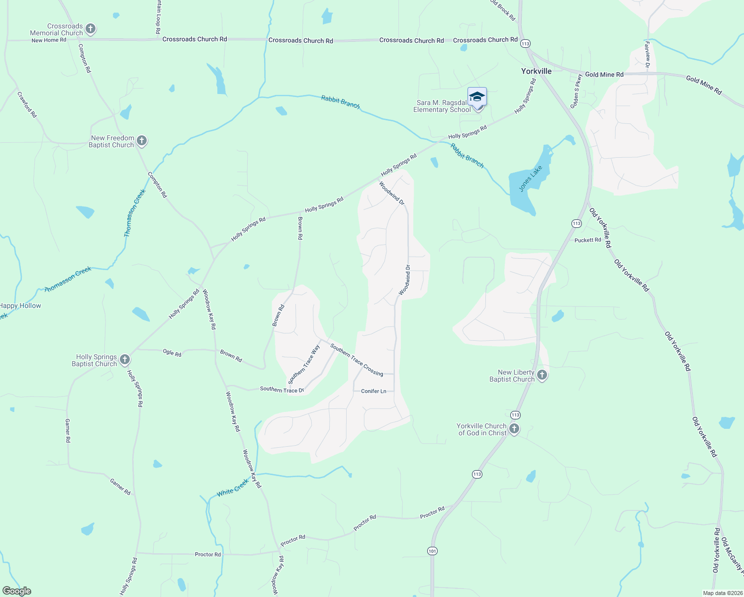 map of restaurants, bars, coffee shops, grocery stores, and more near 17 Cliff View Drive in Rockmart