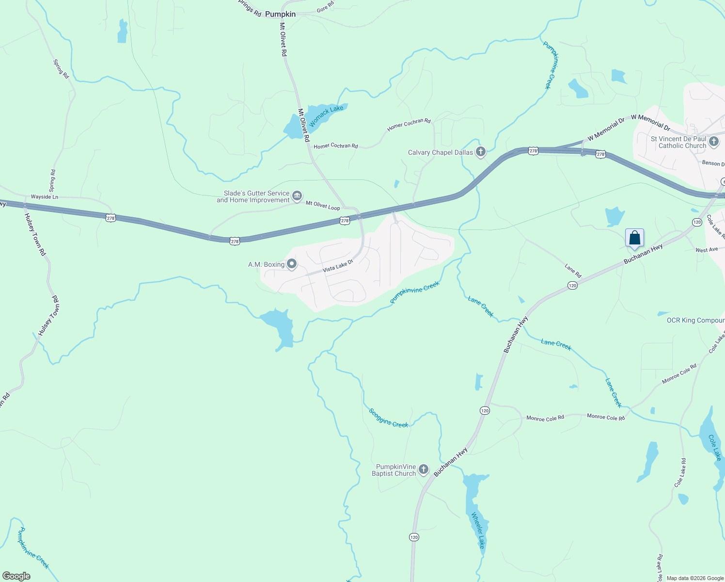map of restaurants, bars, coffee shops, grocery stores, and more near 525 South Fortune Way in Dallas