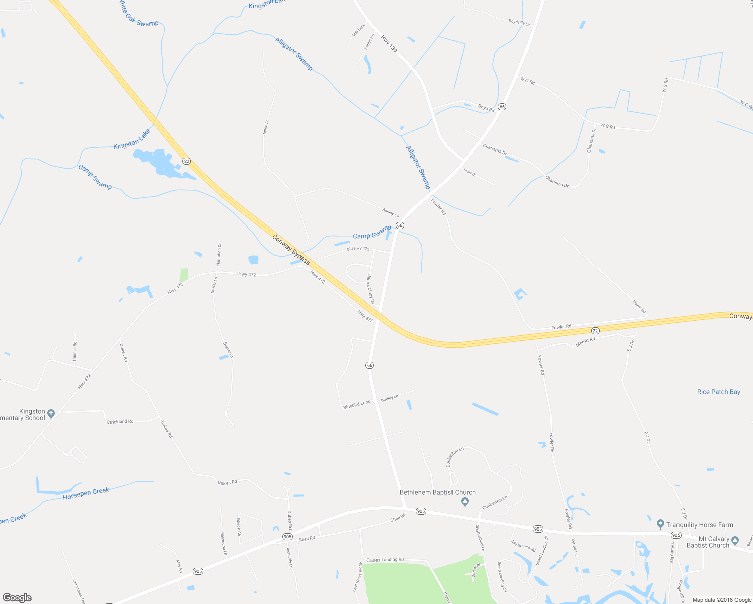 map of restaurants, bars, coffee shops, grocery stores, and more near 169 Jenna Macy Drive in Conway