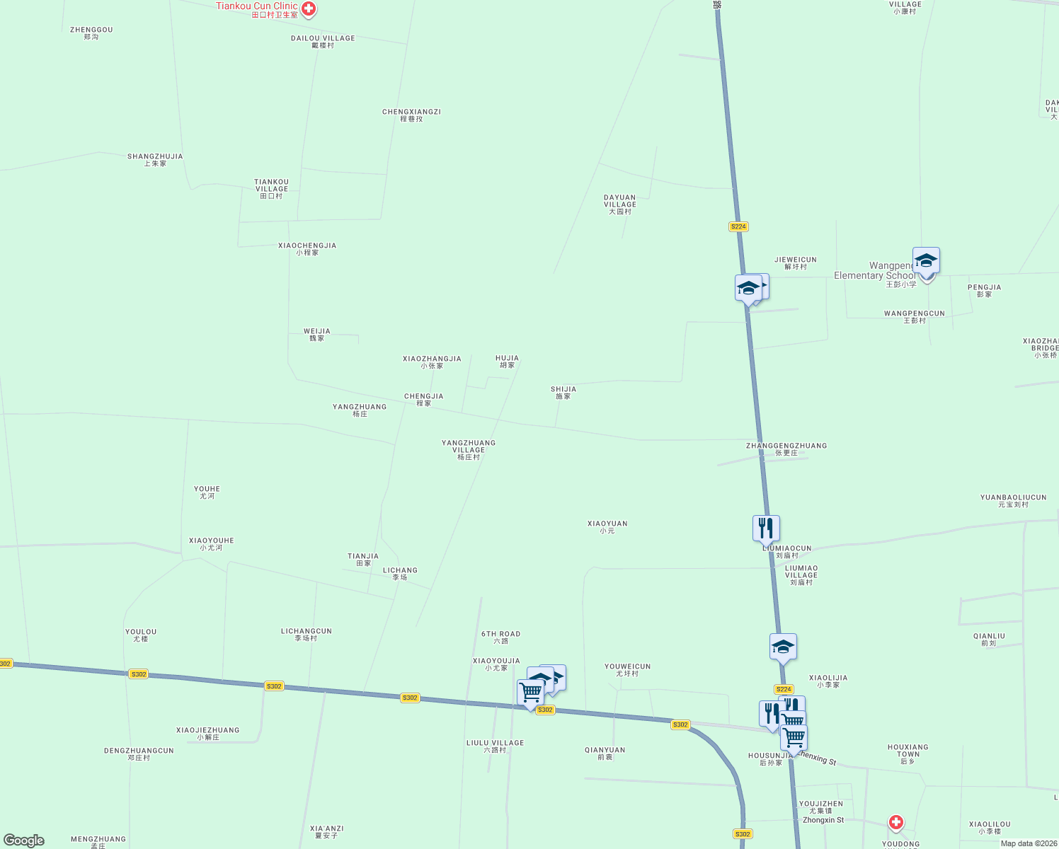 map of restaurants, bars, coffee shops, grocery stores, and more near in Suzhou