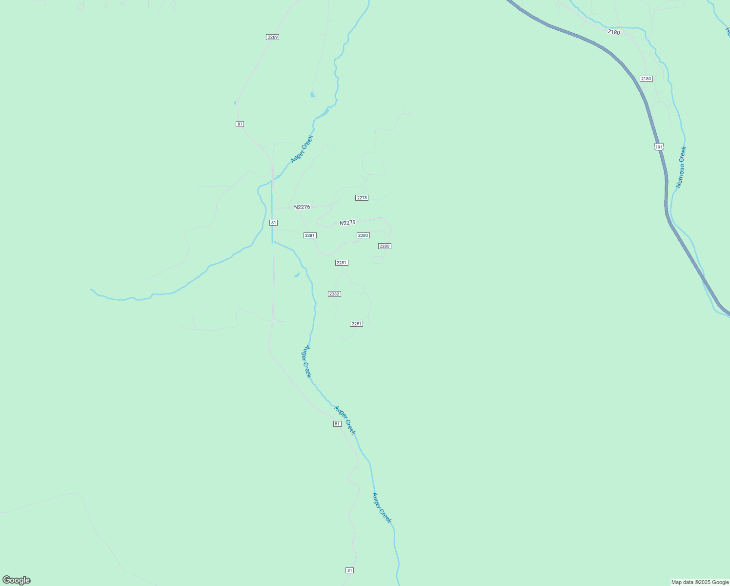 map of restaurants, bars, coffee shops, grocery stores, and more near County Road 2282 in Nutrioso