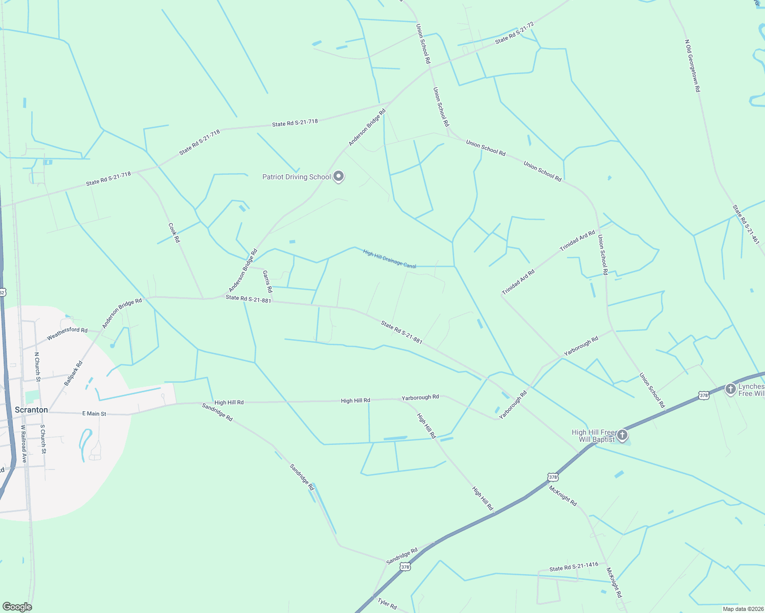 map of restaurants, bars, coffee shops, grocery stores, and more near 747 State Road S-21-881 in Scranton