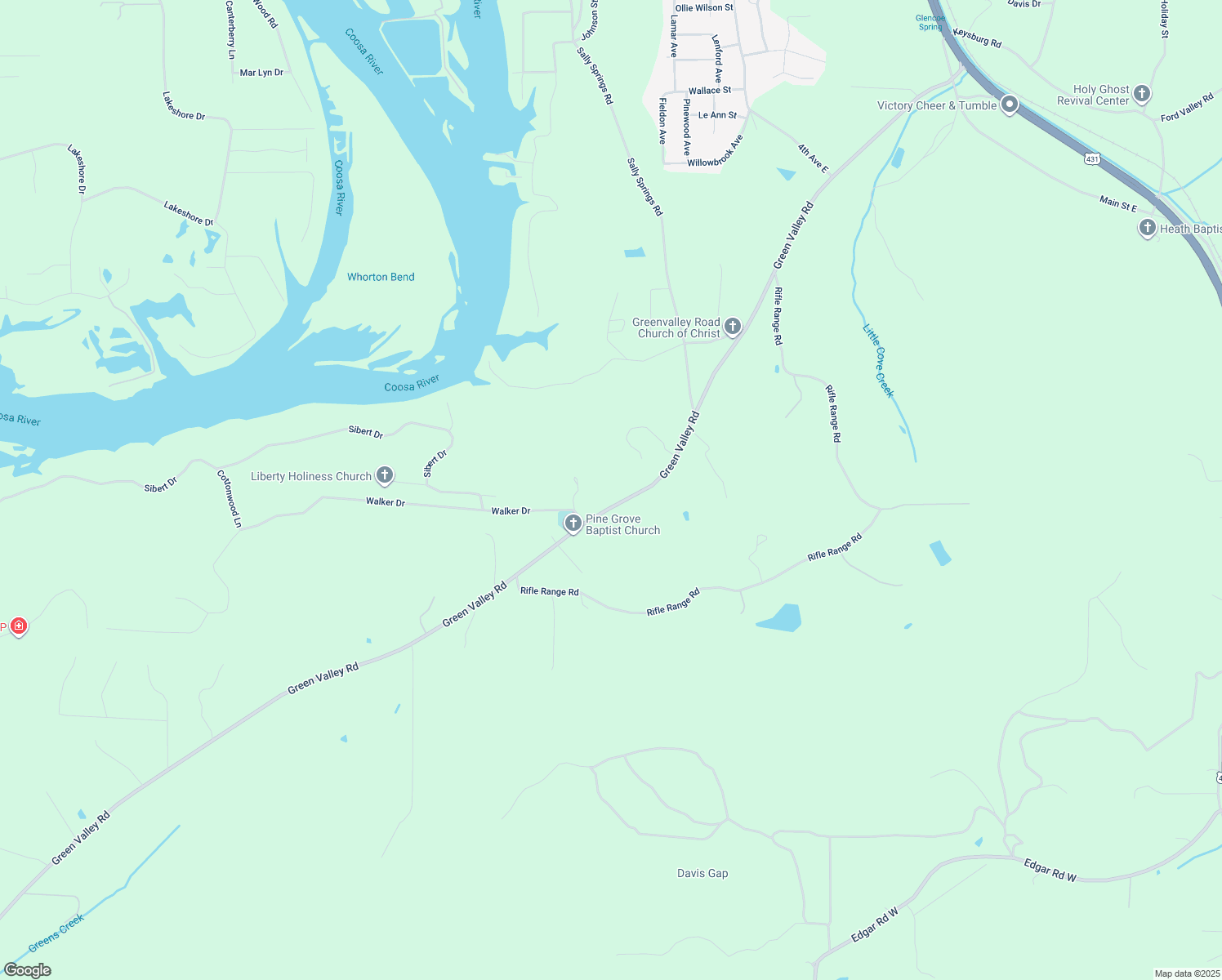 map of restaurants, bars, coffee shops, grocery stores, and more near 812 Green Valley Road in Glencoe