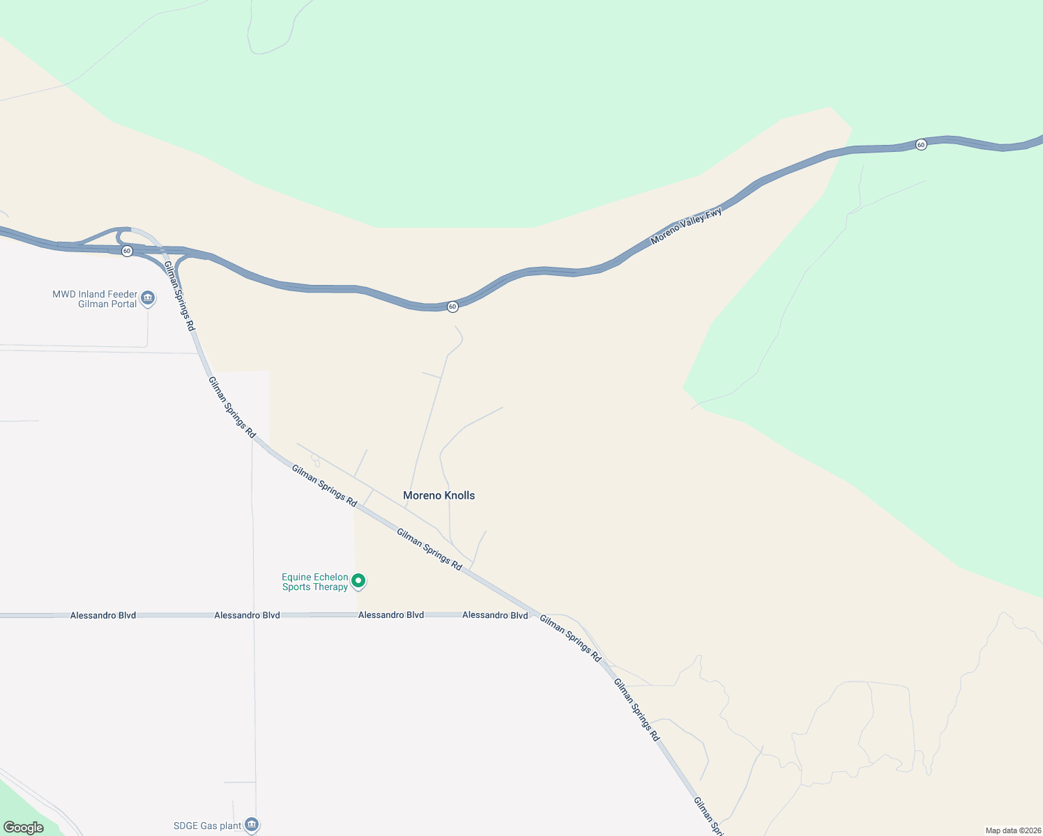 map of restaurants, bars, coffee shops, grocery stores, and more near 13110 Laurene Lane in Moreno Valley