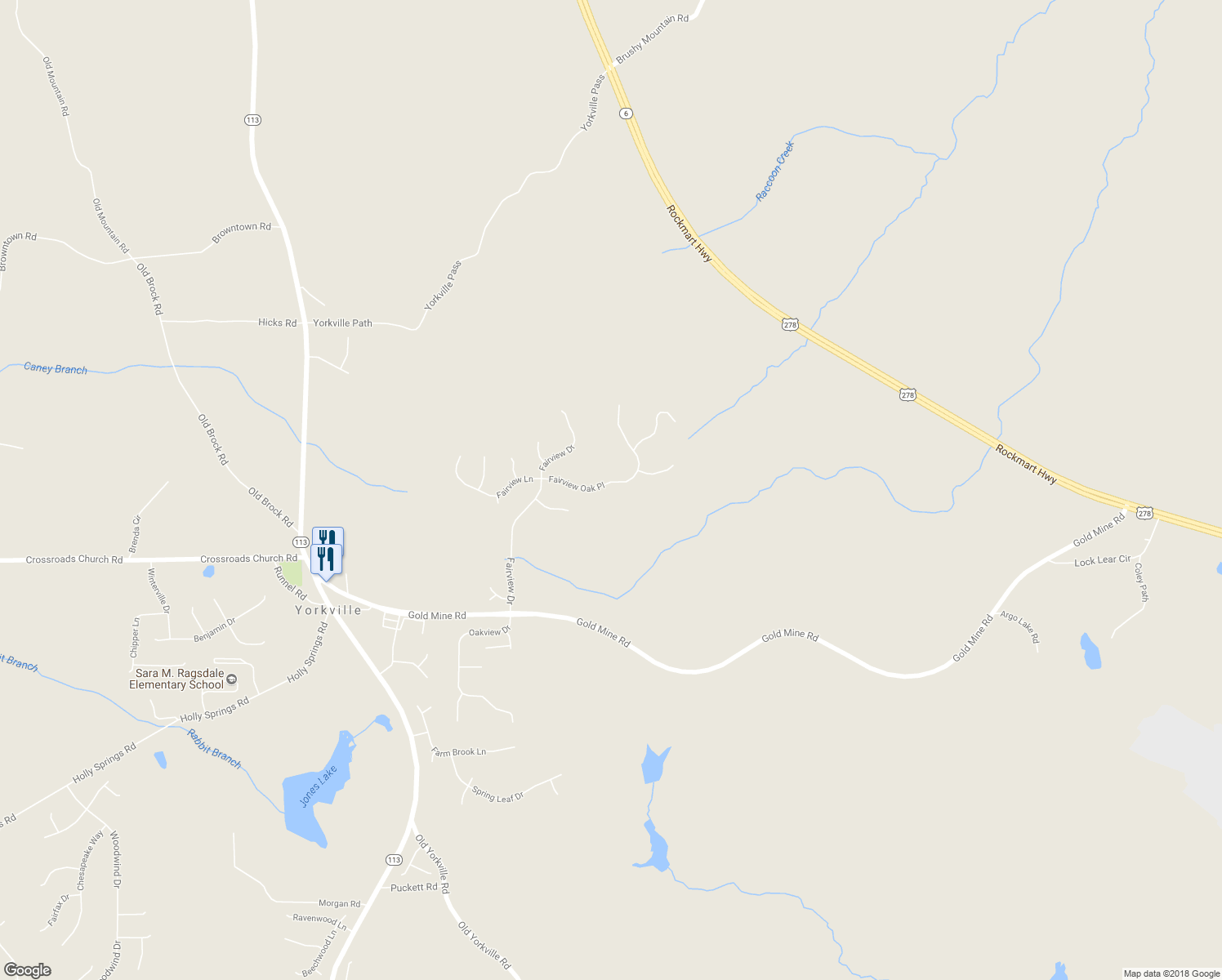 map of restaurants, bars, coffee shops, grocery stores, and more near 222 Fairview Oak Place in Dallas