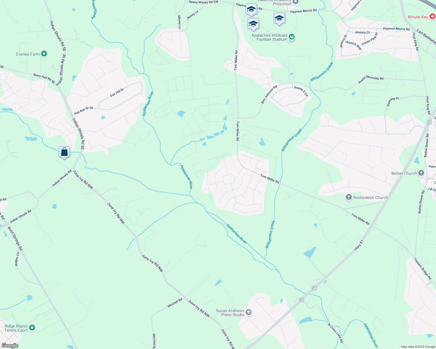 map of restaurants, bars, coffee shops, grocery stores, and more near 2814 South Port Drive in Bethlehem