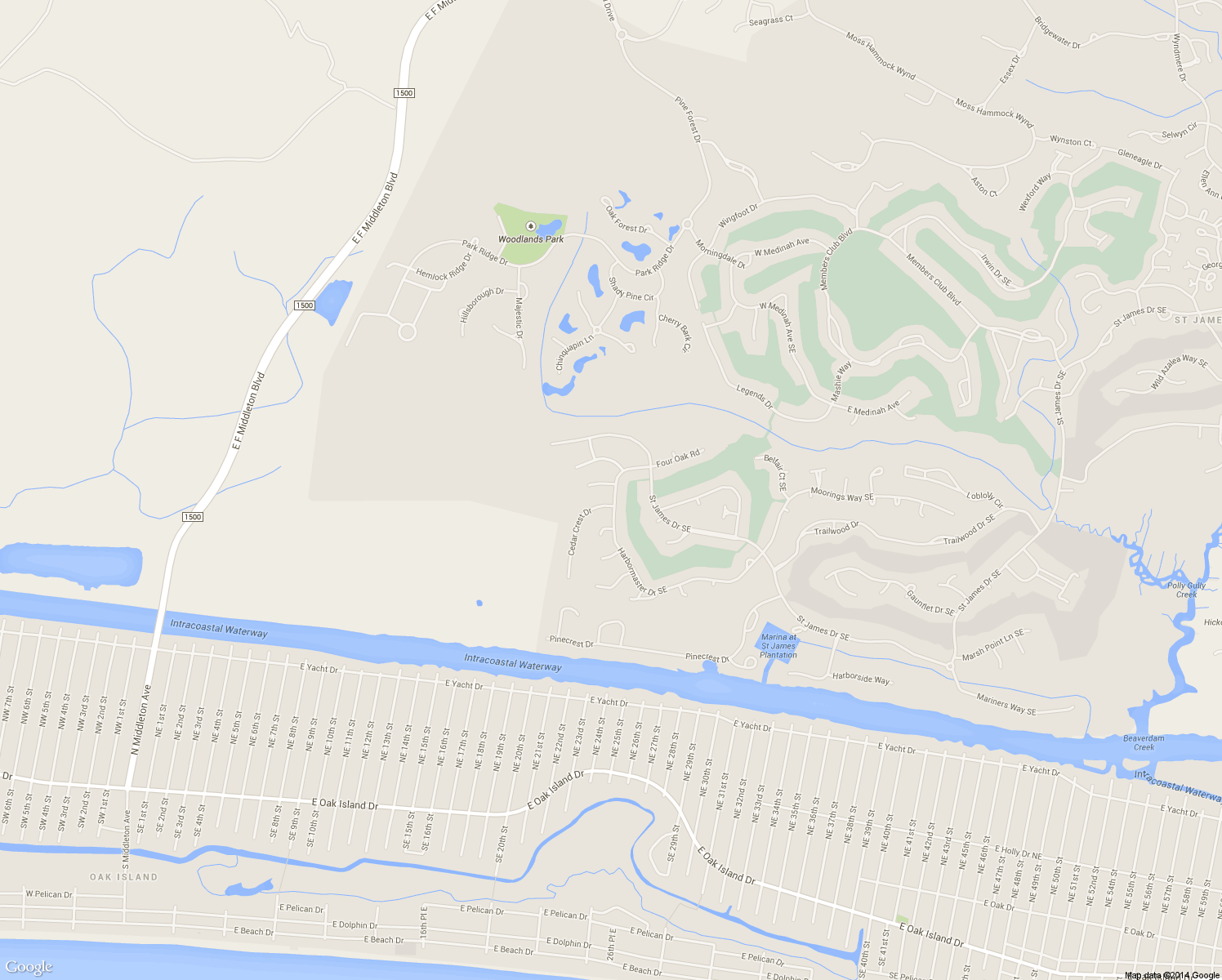 map of restaurants, bars, coffee shops, grocery stores, and more near 2789 Breffin Court in Southport