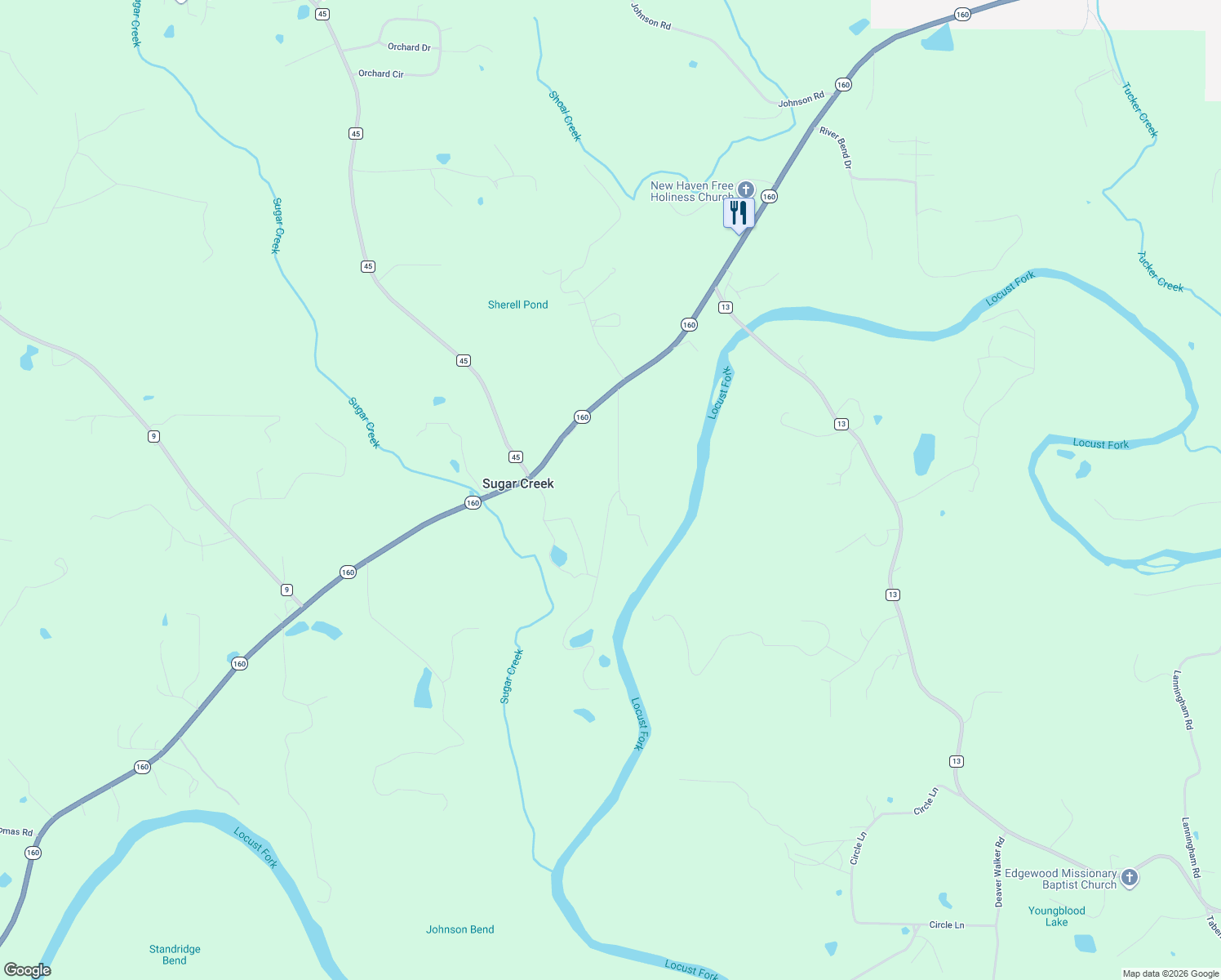 map of restaurants, bars, coffee shops, grocery stores, and more near 292 Elbert Gallimore Road in Hayden