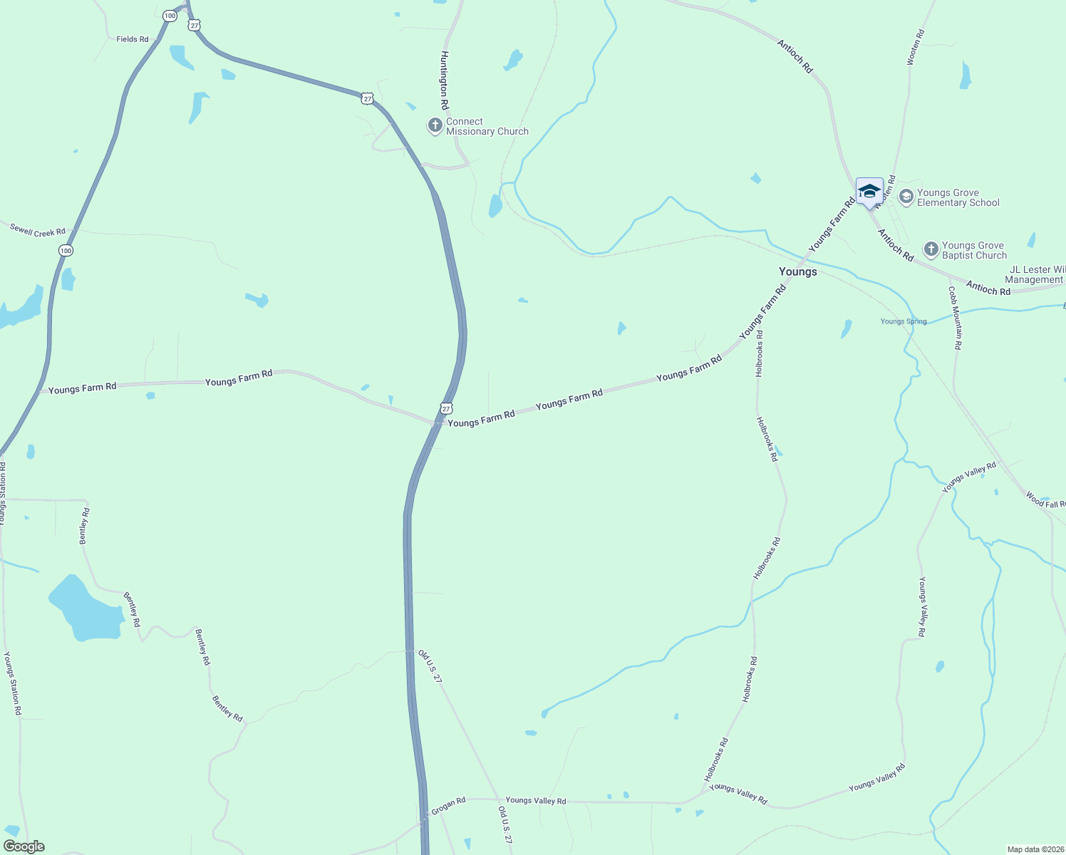 map of restaurants, bars, coffee shops, grocery stores, and more near 920 Youngs Farm Road in Cedartown