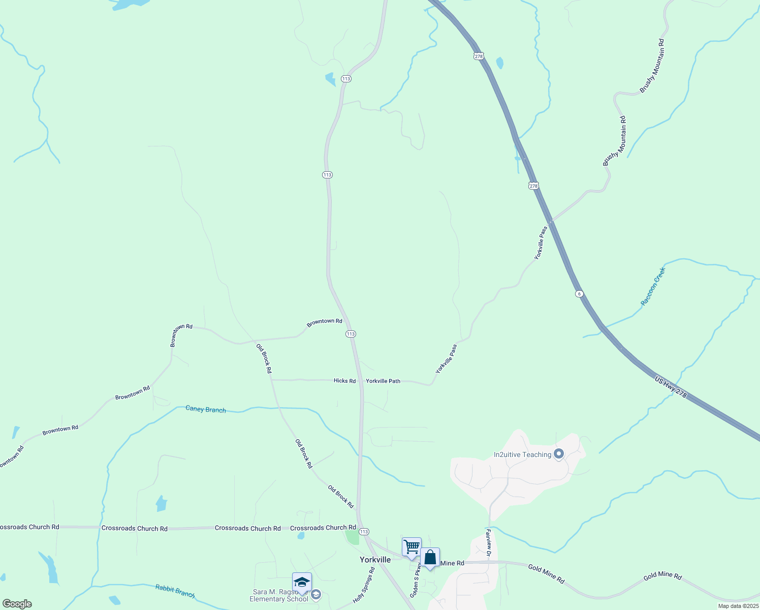 map of restaurants, bars, coffee shops, grocery stores, and more near 7460 Georgia 101 in Rockmart