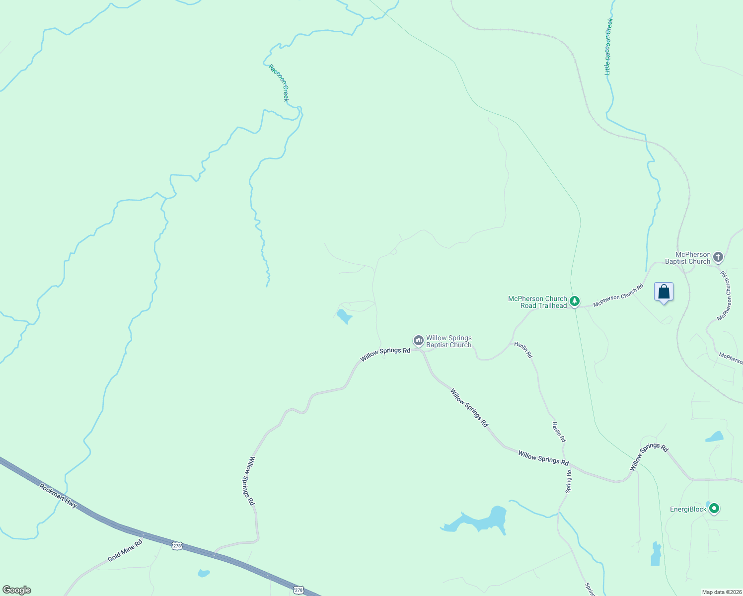 map of restaurants, bars, coffee shops, grocery stores, and more near 20 Wilderness Path in Dallas