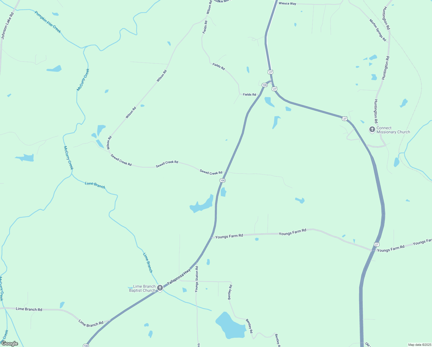 map of restaurants, bars, coffee shops, grocery stores, and more near 1031 Sewell Creek Road in Cedartown