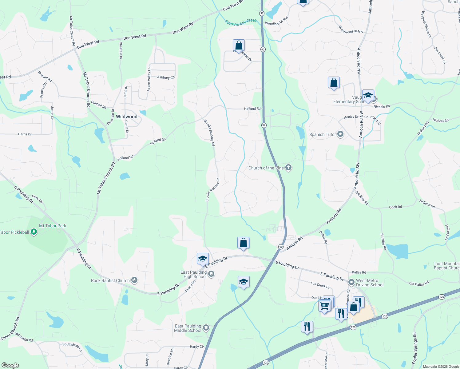 map of restaurants, bars, coffee shops, grocery stores, and more near 4 Park Walk in Dallas