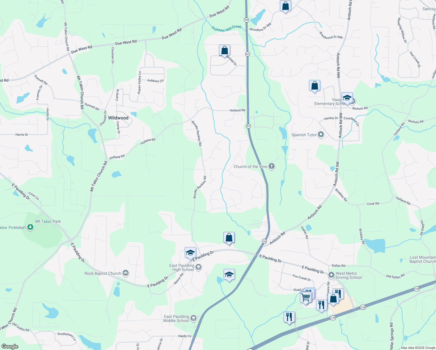 map of restaurants, bars, coffee shops, grocery stores, and more near 4 Park Walk in Dallas