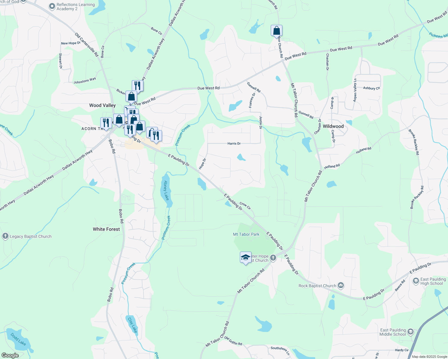 map of restaurants, bars, coffee shops, grocery stores, and more near 411 Hollis Circle in Dallas