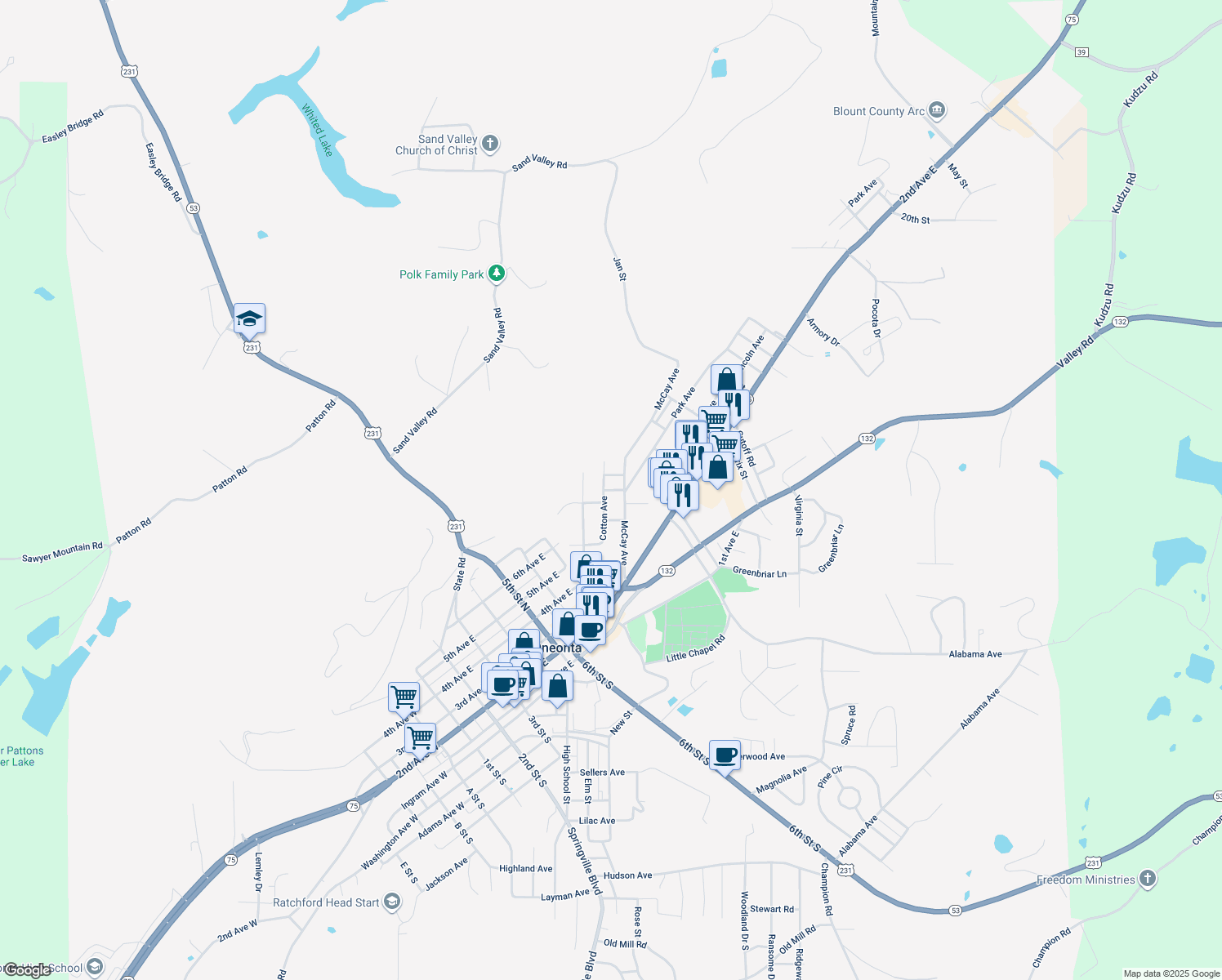 Woodmeadow Street, Oneonta AL Walk Score