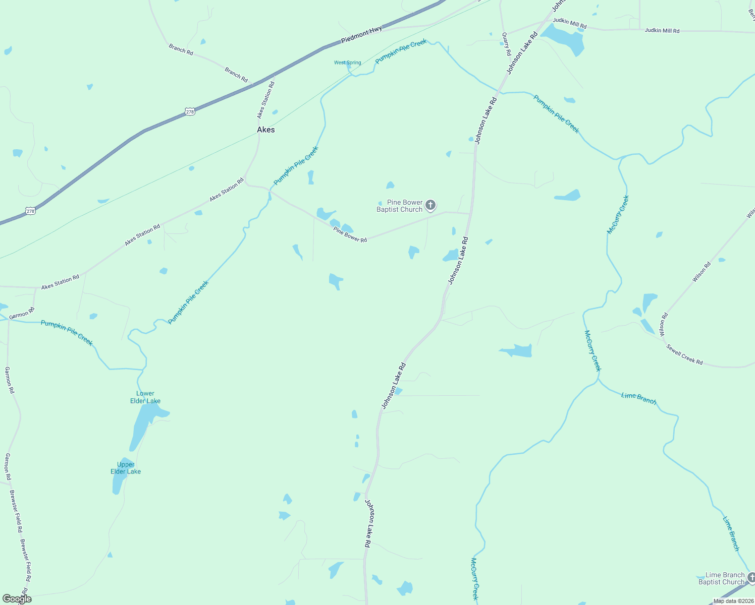 map of restaurants, bars, coffee shops, grocery stores, and more near 293 Pine Bower Road in Cedartown