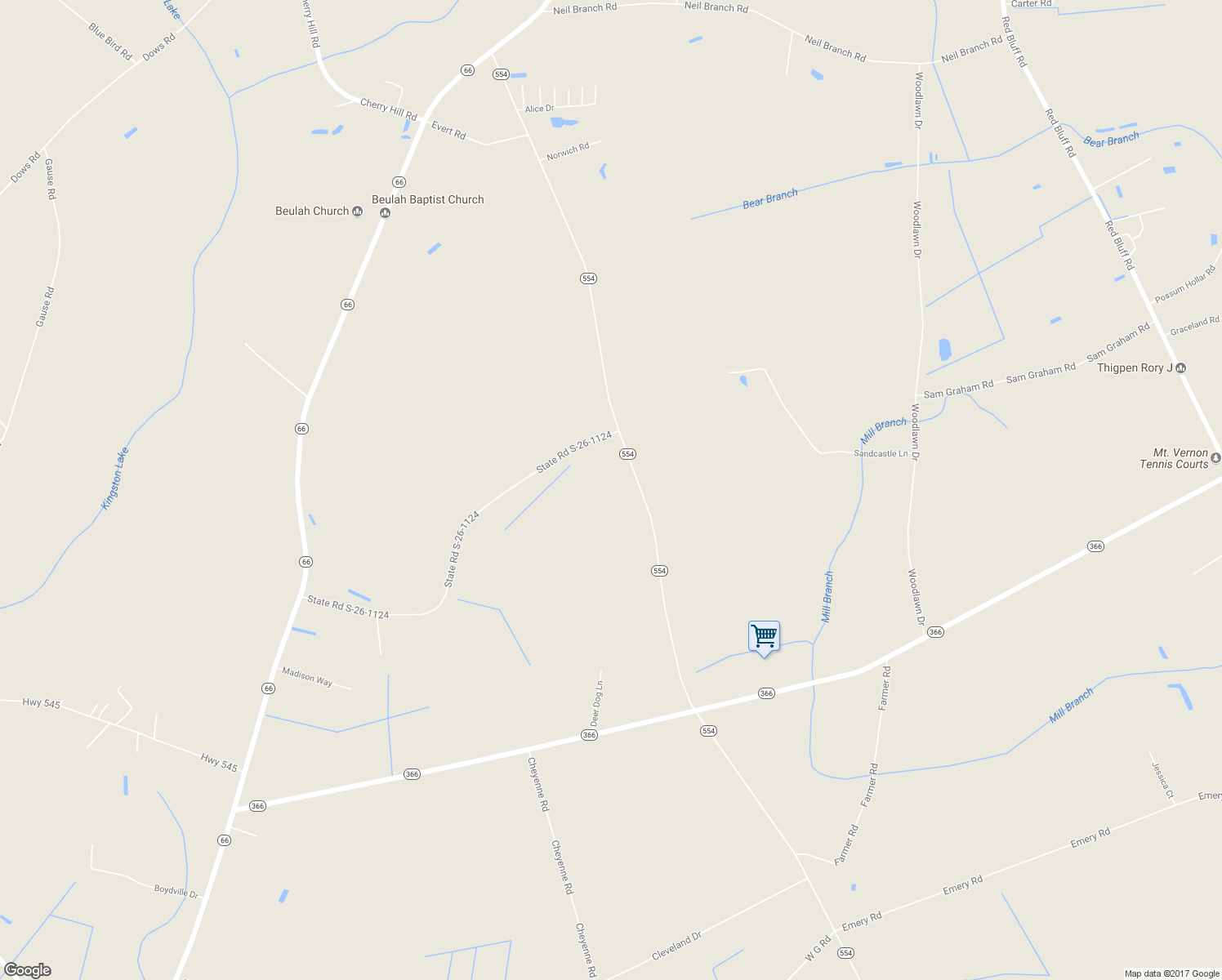 map of restaurants, bars, coffee shops, grocery stores, and more near 3700 State Highway 554 in Loris