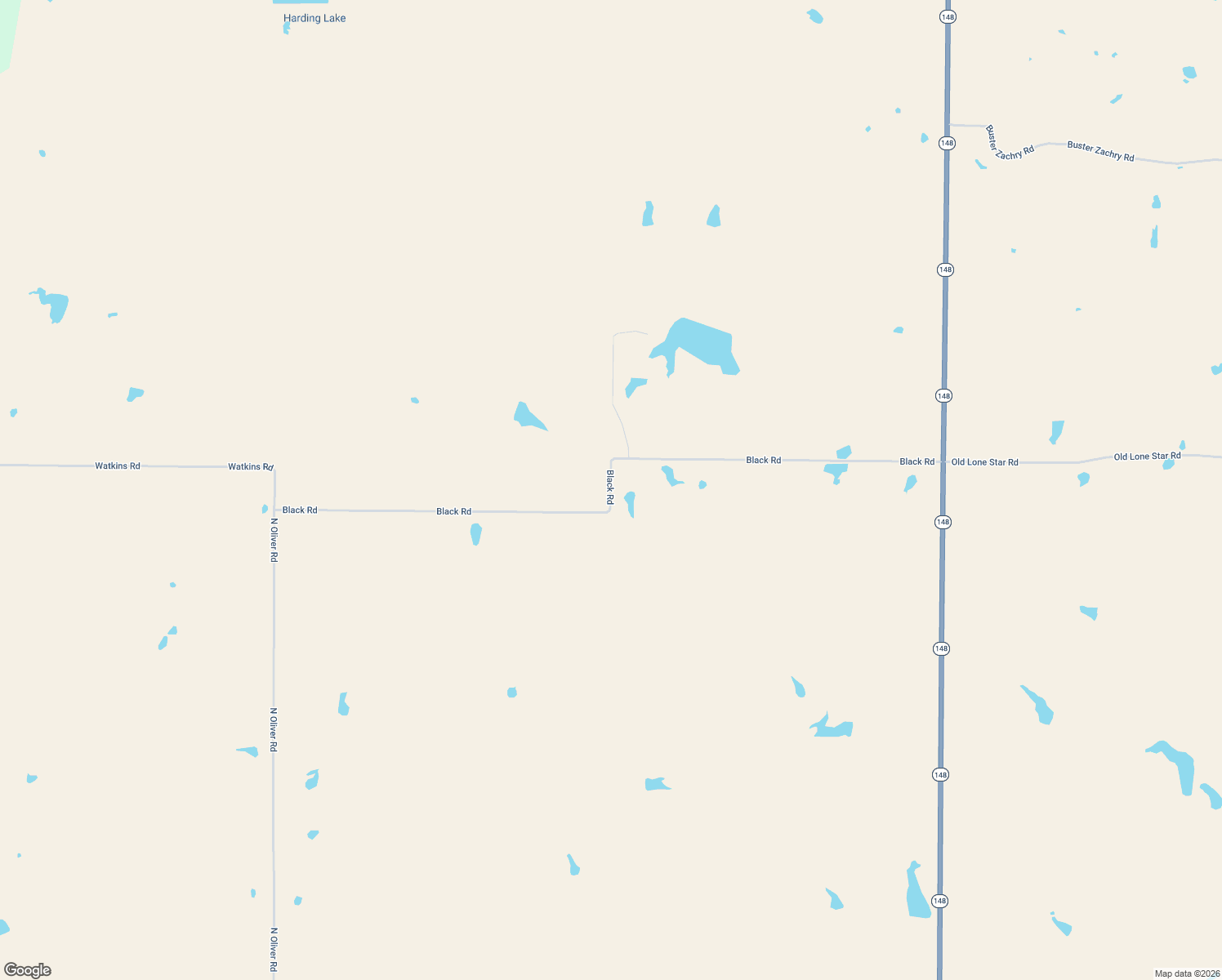 map of restaurants, bars, coffee shops, grocery stores, and more near Black Rd in Wichita Falls