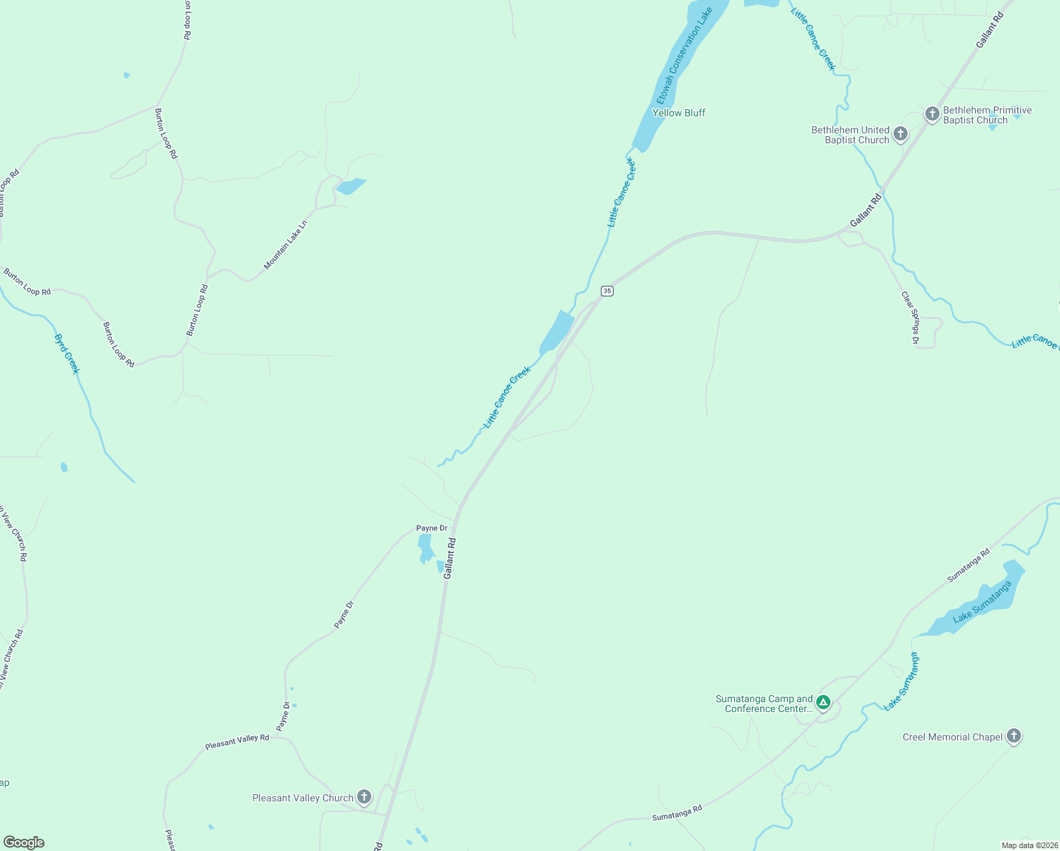 map of restaurants, bars, coffee shops, grocery stores, and more near 12689 Gallant Road in Gallant