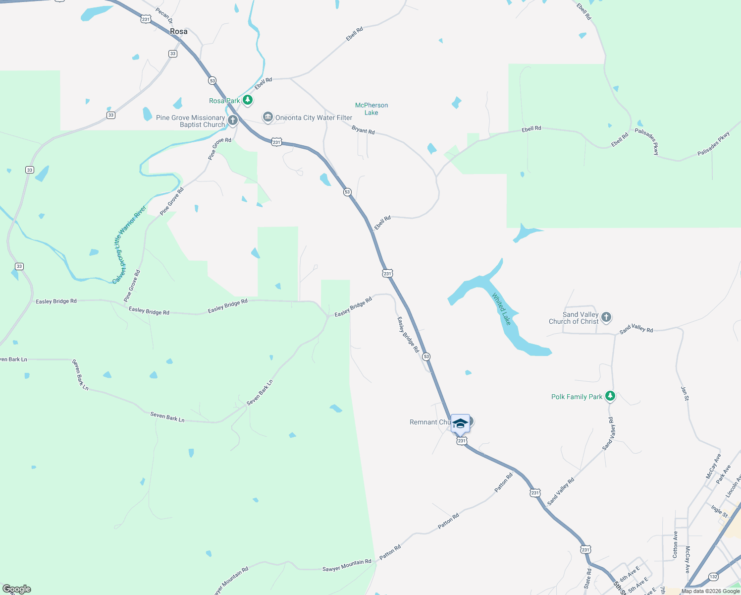 map of restaurants, bars, coffee shops, grocery stores, and more near 1615 Easley Bridge Road in Oneonta