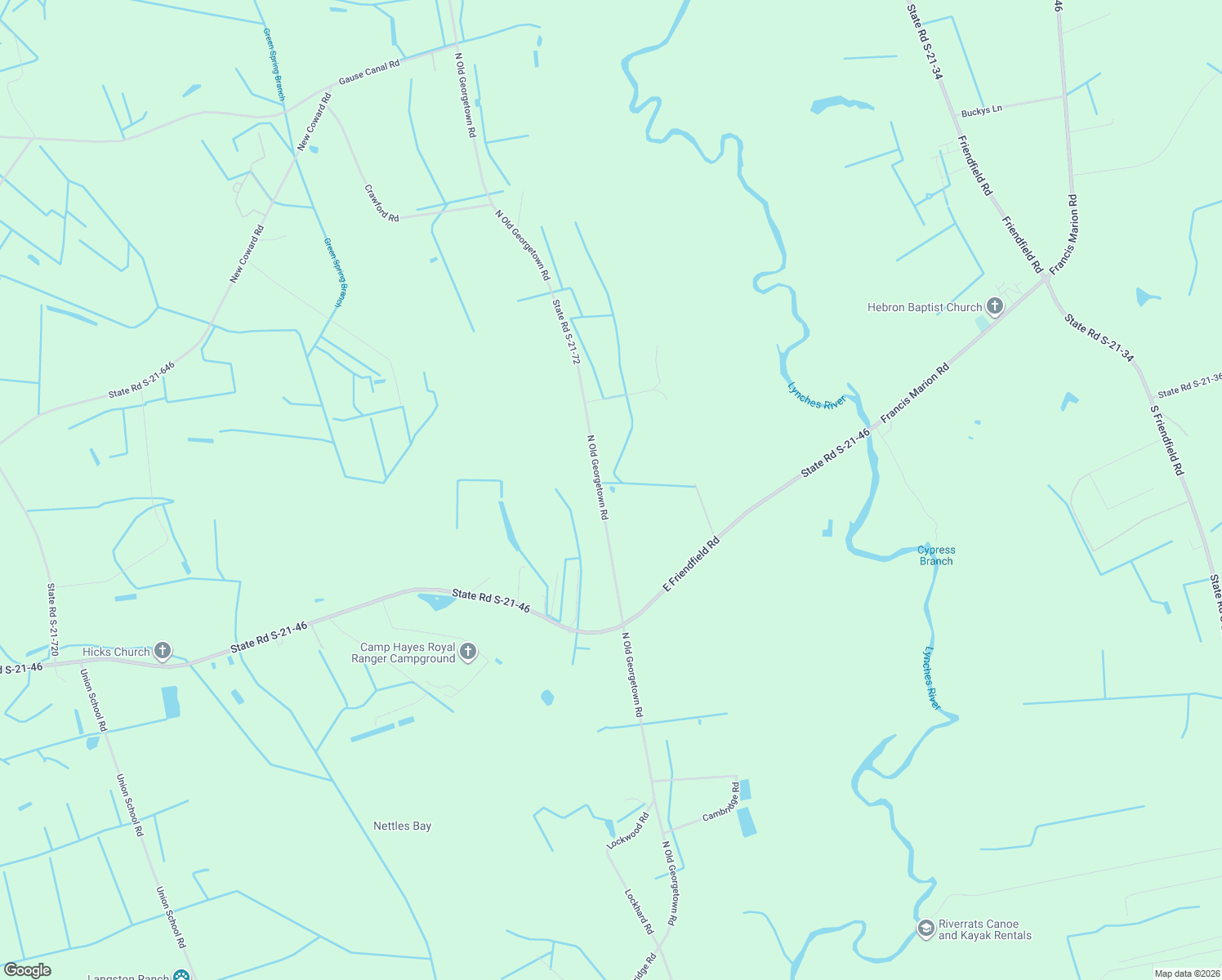 map of restaurants, bars, coffee shops, grocery stores, and more near 4184 N Old Georgetown Rd in Coward