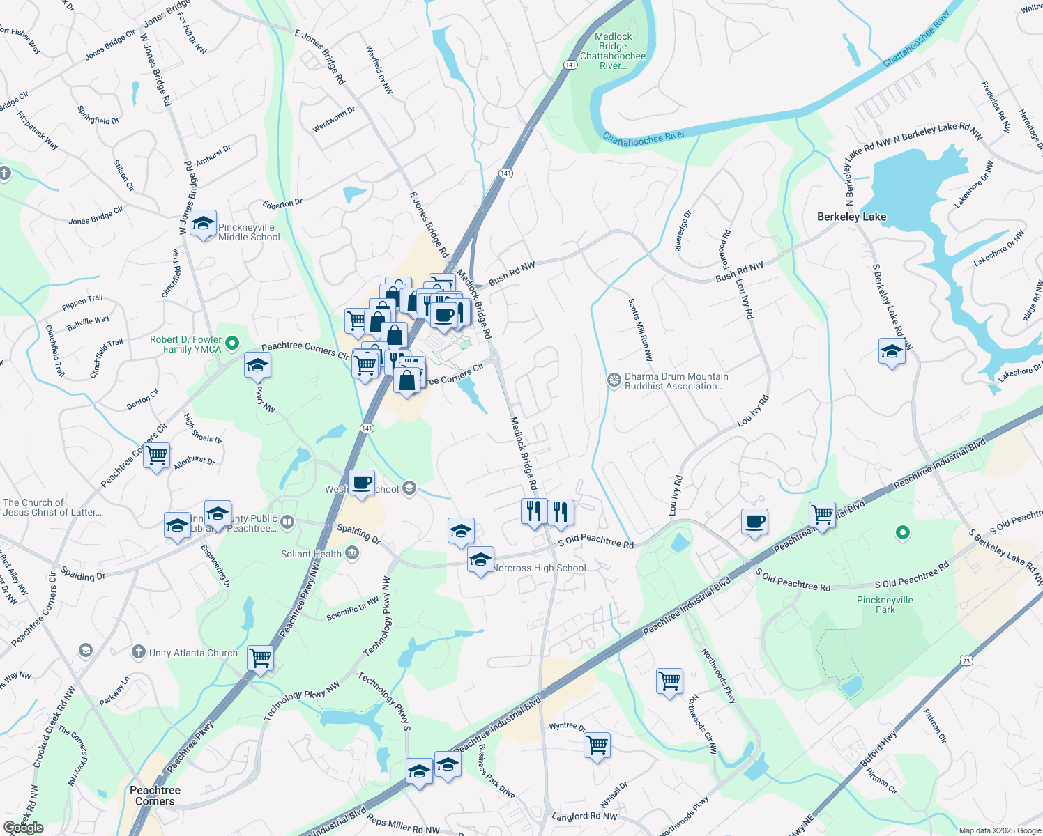4240 Ancroft Circle, Norcross GA - Walk Score