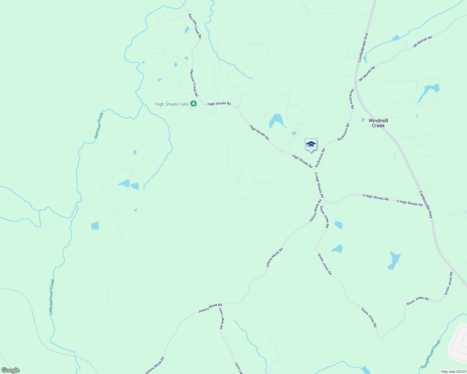 map of restaurants, bars, coffee shops, grocery stores, and more near 321 Shoals Trail in Dallas