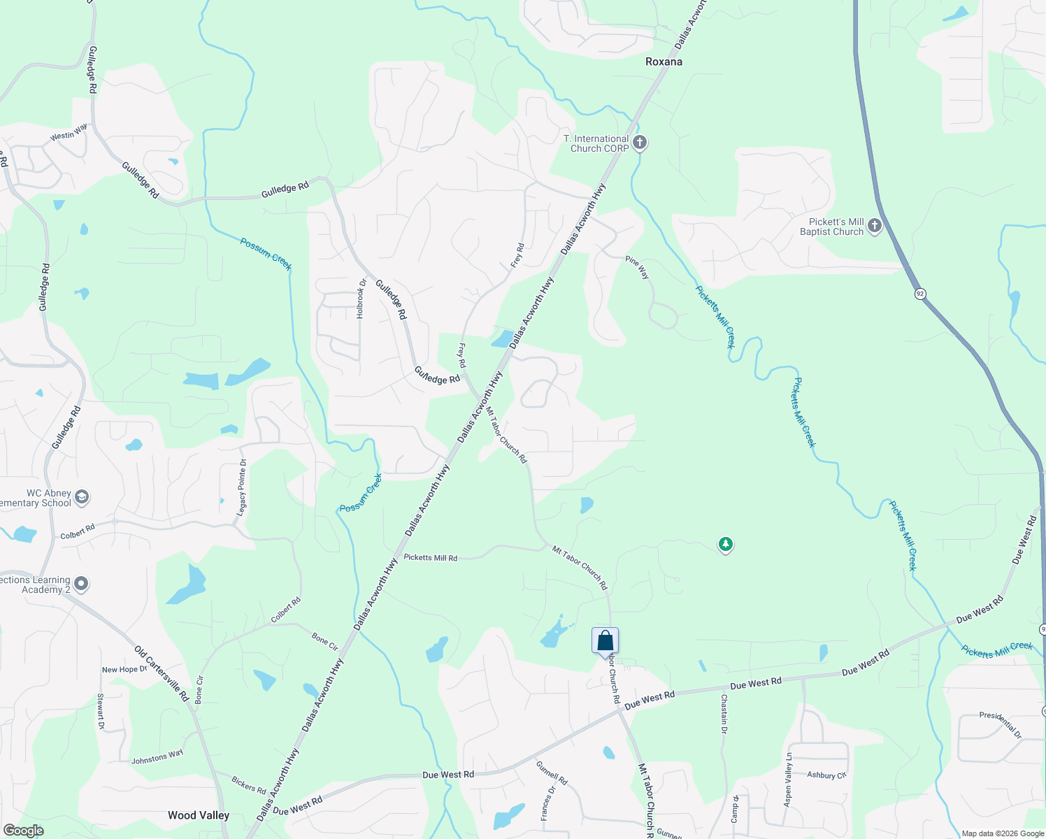 map of restaurants, bars, coffee shops, grocery stores, and more near 369 Red Fox Drive in Dallas
