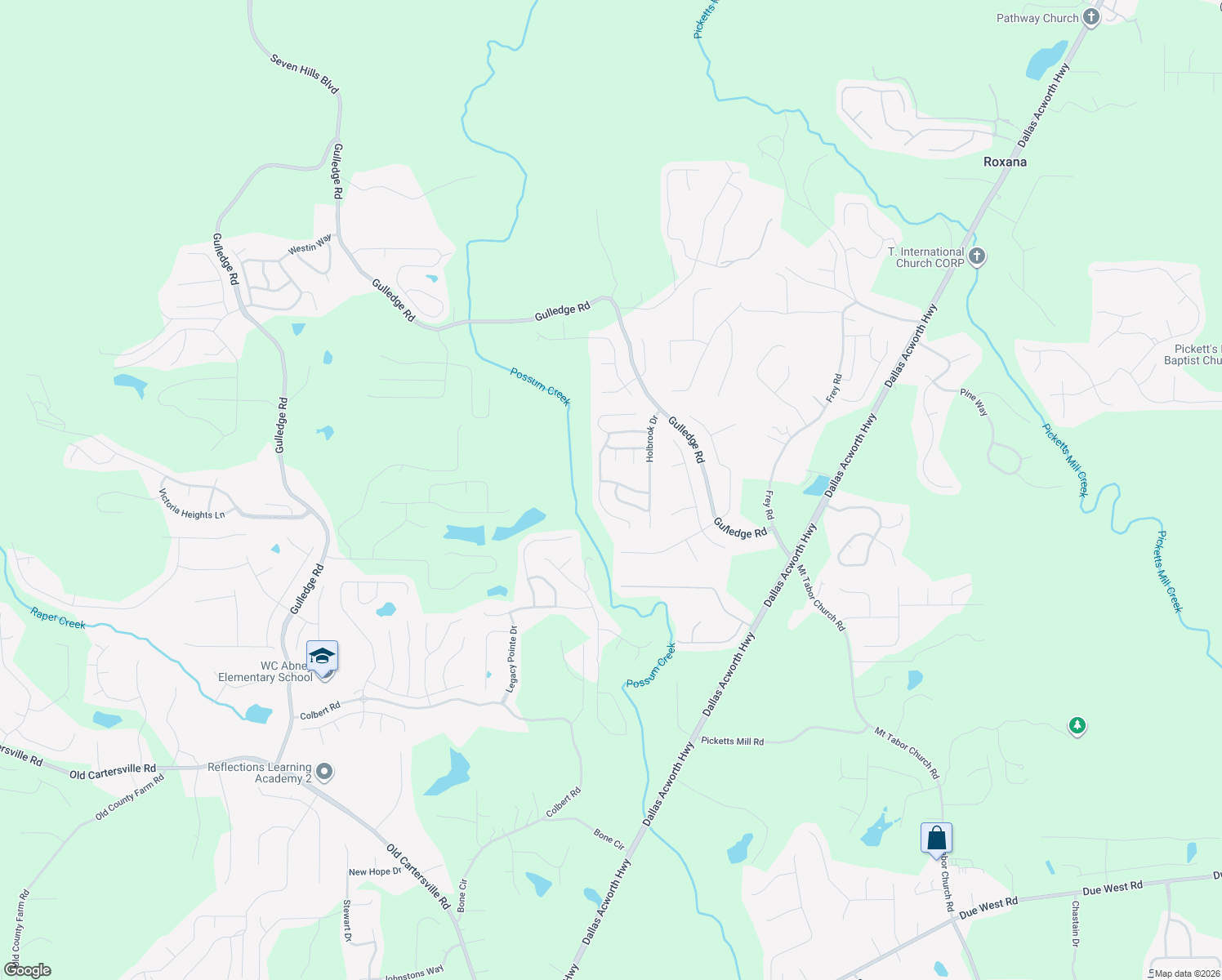 map of restaurants, bars, coffee shops, grocery stores, and more near 133 Loblolly Lane in Dallas