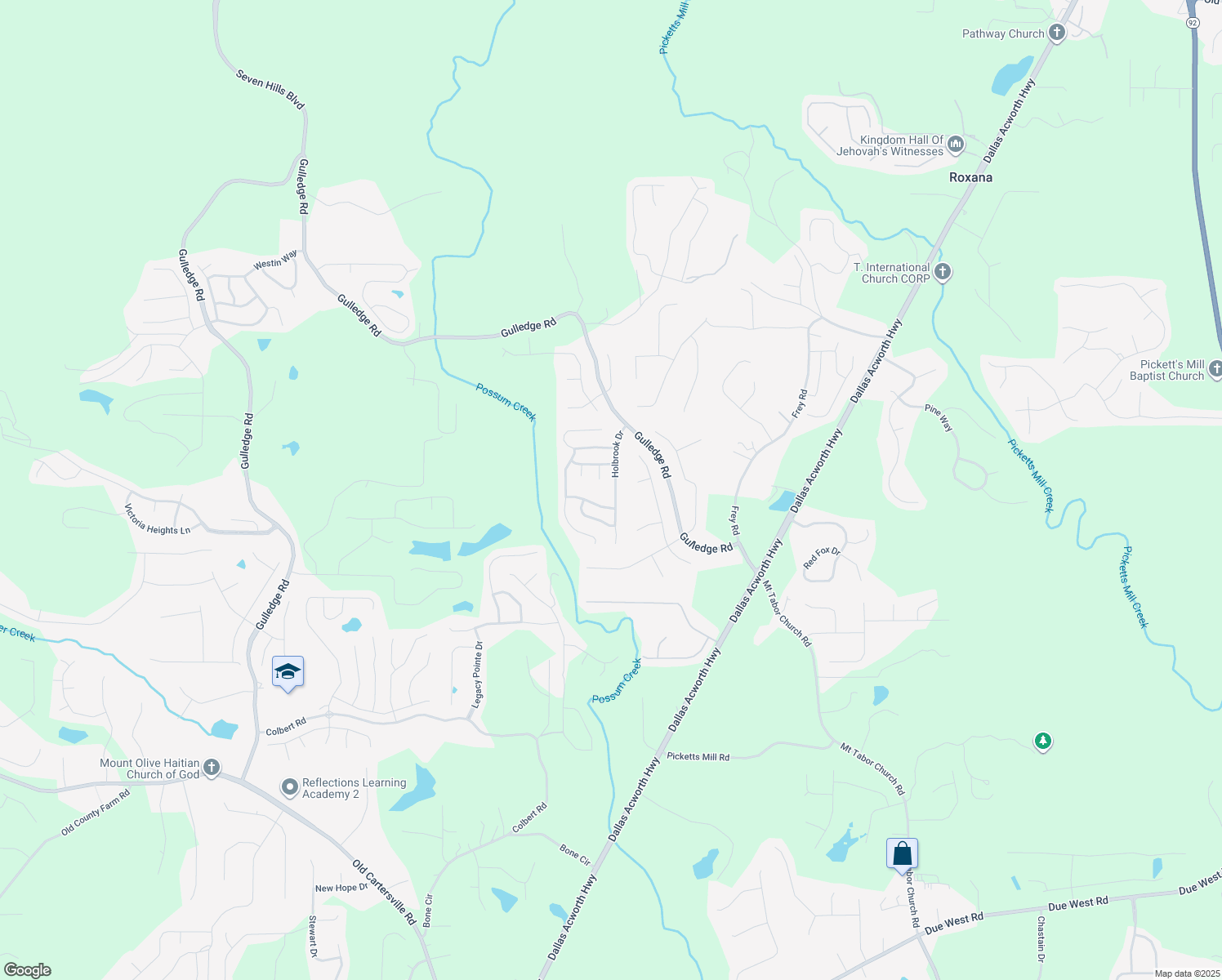 map of restaurants, bars, coffee shops, grocery stores, and more near 204 Holbrook Drive in Dallas