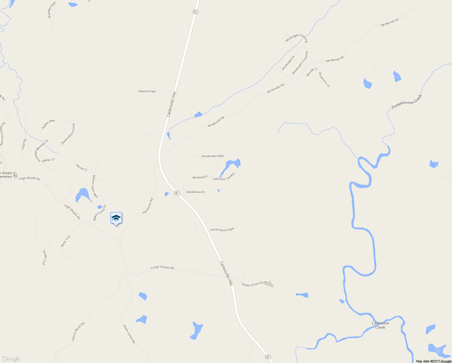 map of restaurants, bars, coffee shops, grocery stores, and more near 152 Lakeview Terrace in Dallas