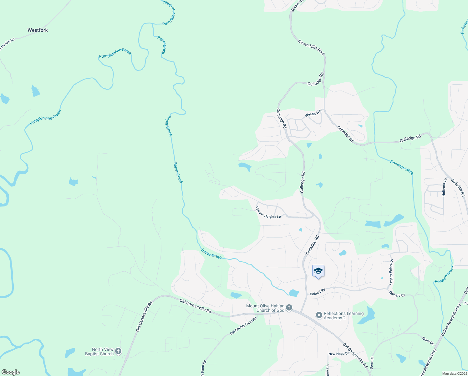 map of restaurants, bars, coffee shops, grocery stores, and more near 776 Victoria Heights Drive in Dallas