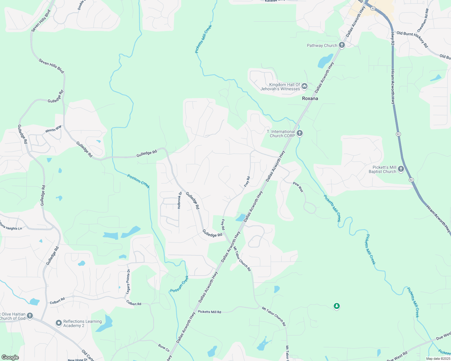map of restaurants, bars, coffee shops, grocery stores, and more near in Acworth