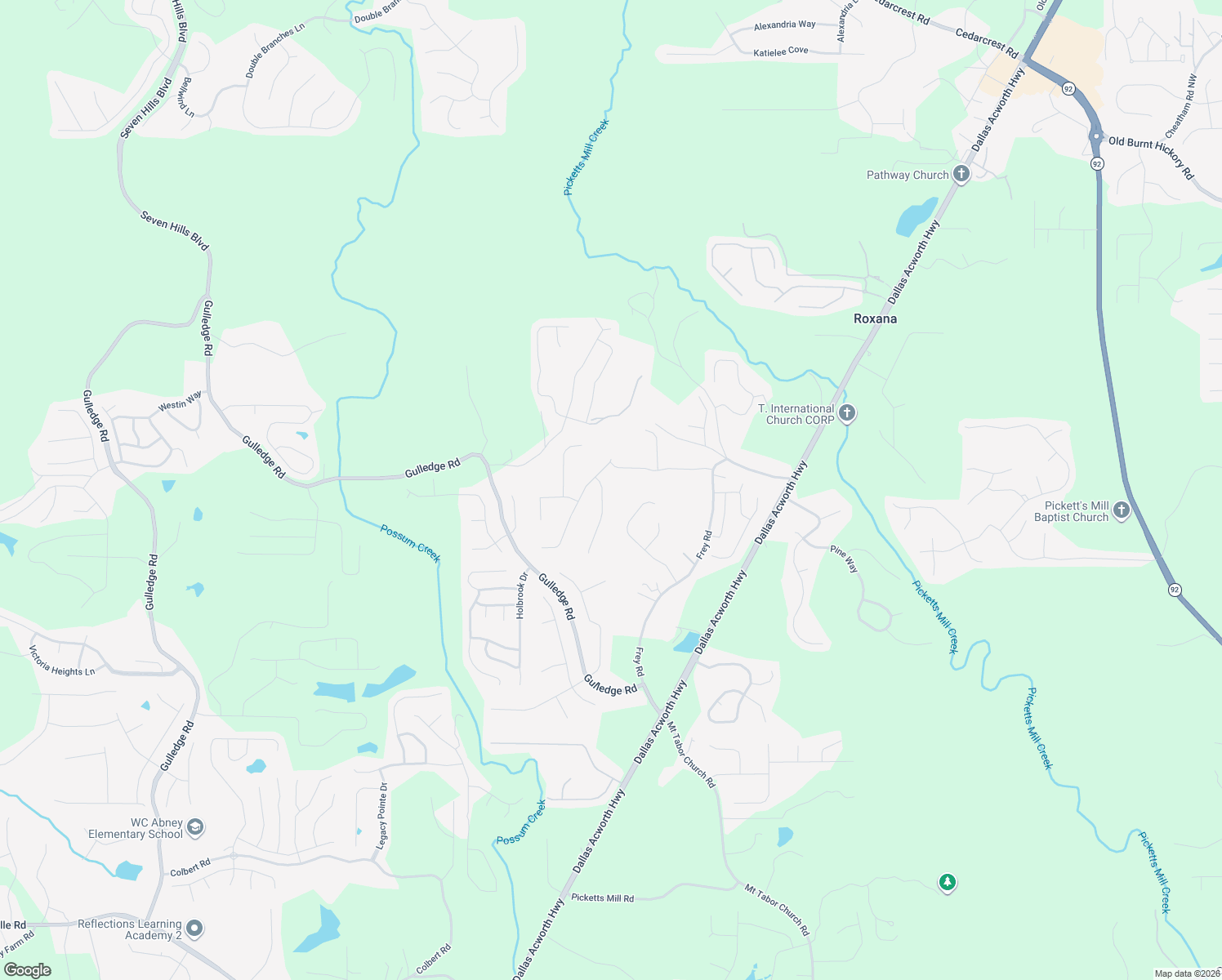map of restaurants, bars, coffee shops, grocery stores, and more near 45 Freestone Lane in Dallas