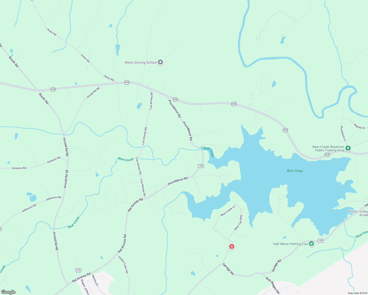 map of restaurants, bars, coffee shops, grocery stores, and more near 534 Providence Road in Statham