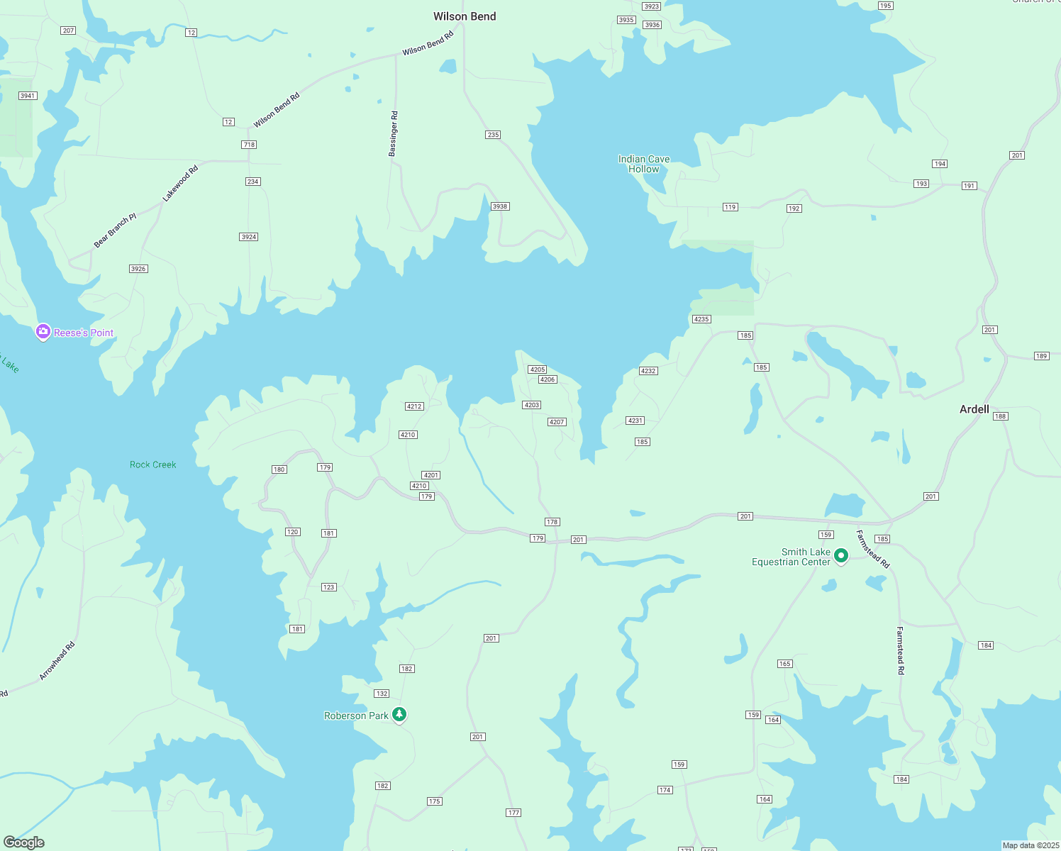 map of restaurants, bars, coffee shops, grocery stores, and more near 1 County Road 4208 in Crane Hill