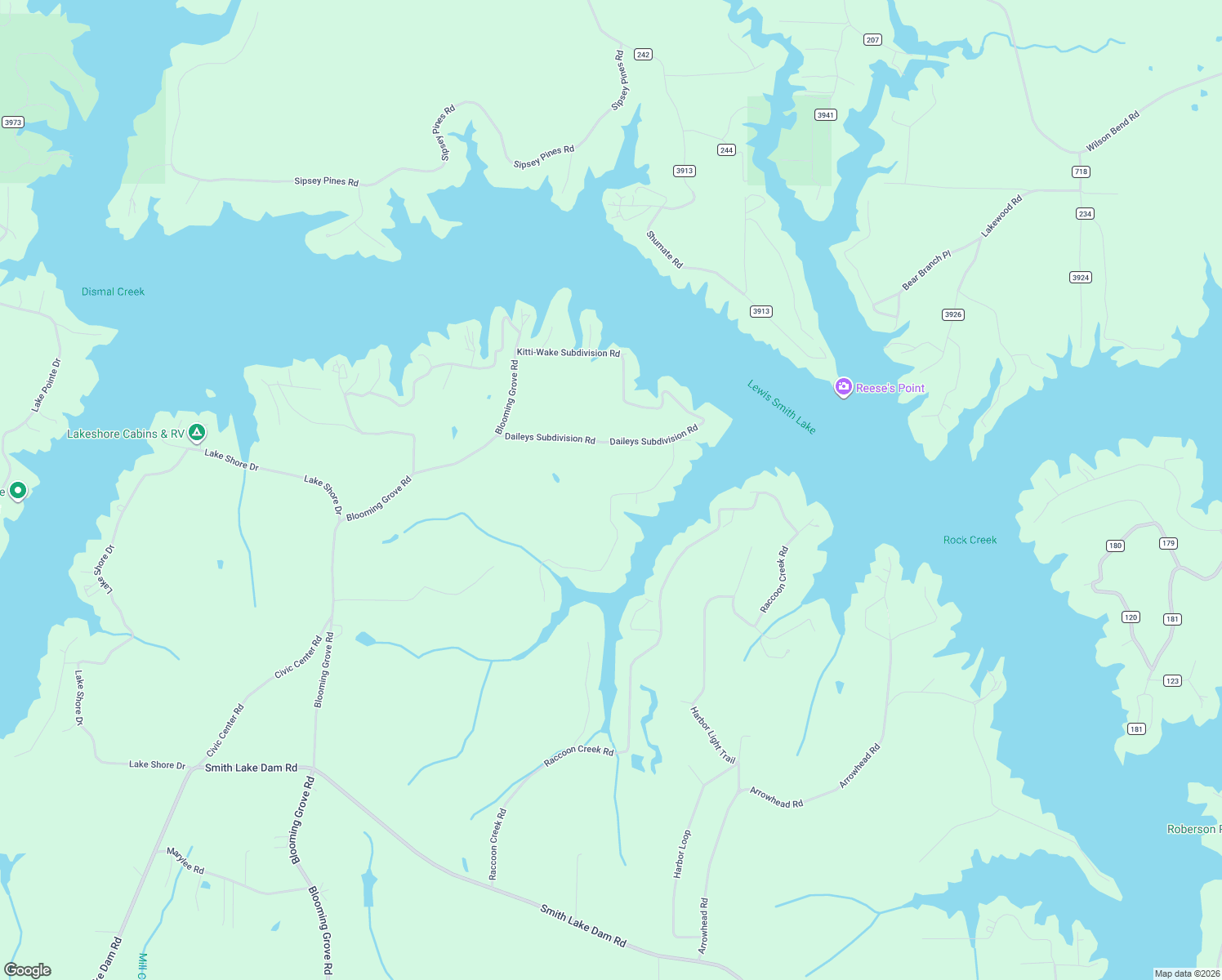map of restaurants, bars, coffee shops, grocery stores, and more near 221-733 Raccoon Branch Road in Jasper