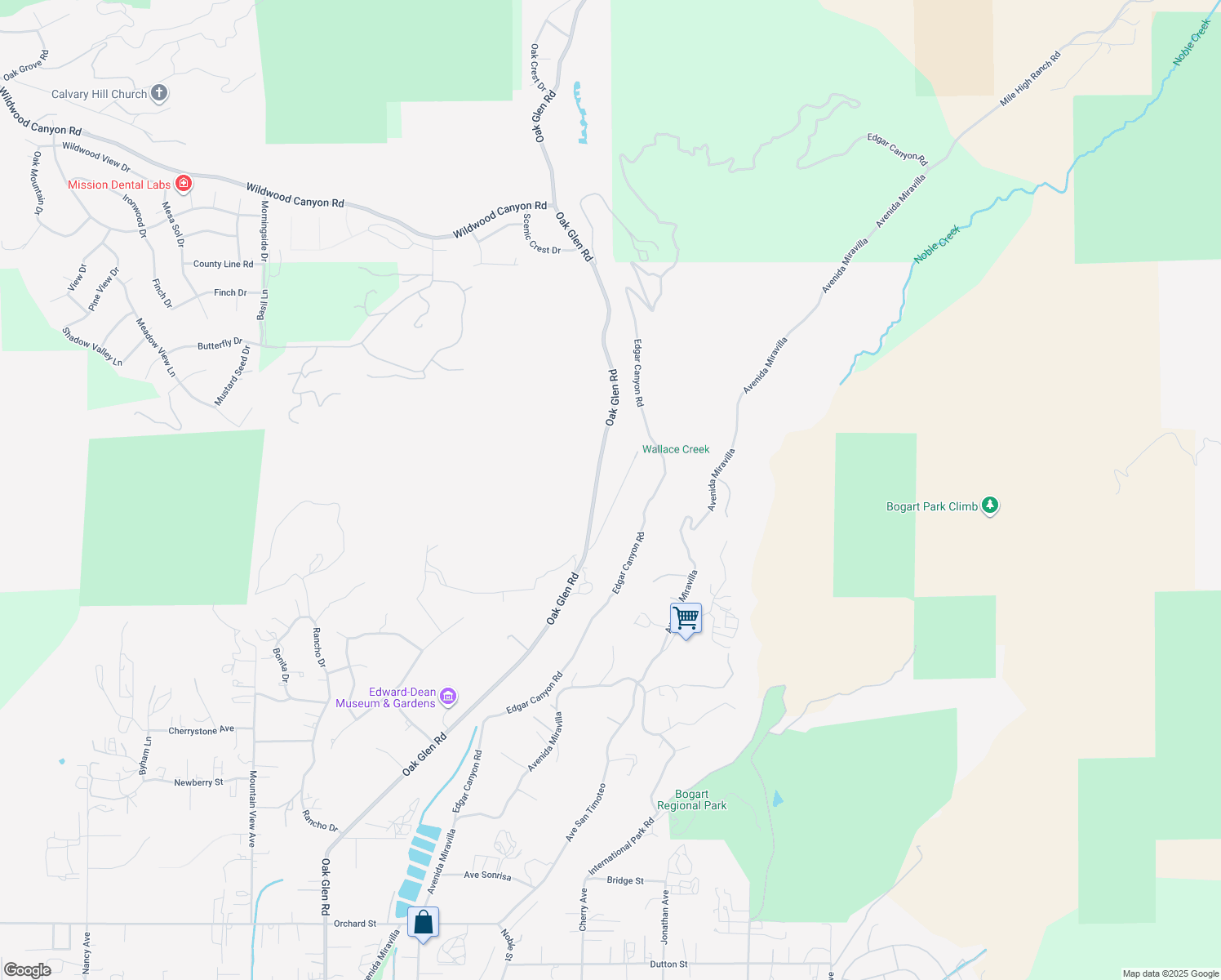 map of restaurants, bars, coffee shops, grocery stores, and more near 8705 Apple Tree Lane in Cherry Valley