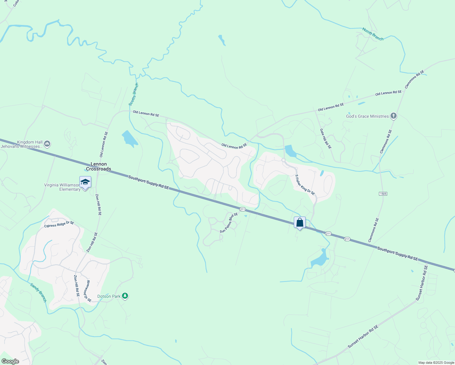map of restaurants, bars, coffee shops, grocery stores, and more near 1194 Andora Drive in Bolivia