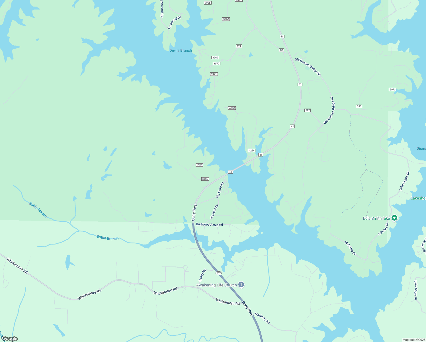 map of restaurants, bars, coffee shops, grocery stores, and more near 222-230 County Road 3989 in Jasper