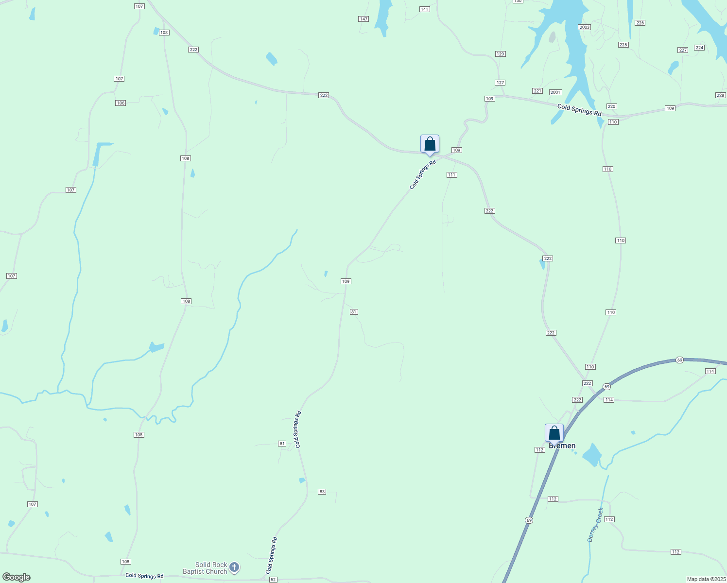 map of restaurants, bars, coffee shops, grocery stores, and more near in Bremen